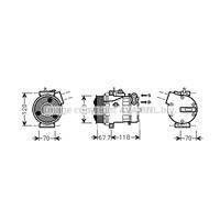 fiat Compressor, airconditioning