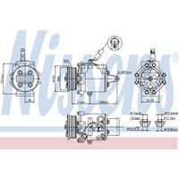 mitsubishi Compressor, airconditioning 89591