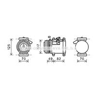 chevrolet Compressor, airconditioning