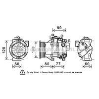 Toyota Compressor, airconditioning