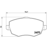 lancia Remblokken set
