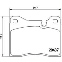 alfaromeo Remblokken set P06002