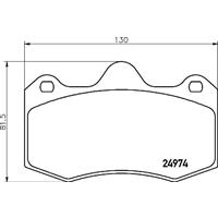 seat Remblokken set P85134