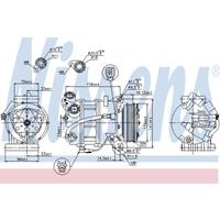 ford Compressor, airconditioning 89350
