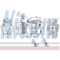 hyundai Compressor, airconditioning 89285