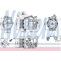 mercedes Compressor, airconditioning 89412