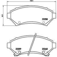 buick Remblokken set P59028