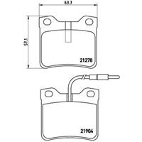 mercedes Remblokken set P50030