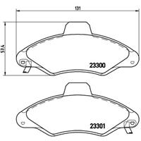 ford Remblokken set P24045