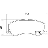 suzuki Remblokken set P79004