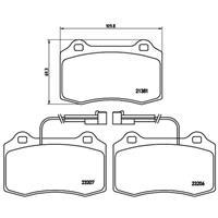 alfaromeo Remblokken set P23074