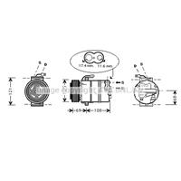 opel Compressor, airconditioning