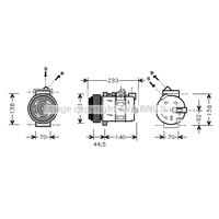 mercedes-benz Compressor, airconditioning