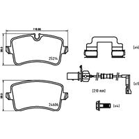 Remblokkenset, schijfrem BREMBO, u.a. für Audi, Porsche