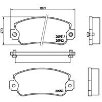 fiat Remblokken set