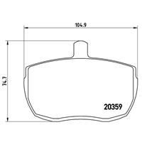 ford Remblokken set