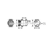 renault Compressor, airconditioning