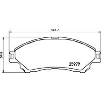 Remblokkenset, schijfrem BREMBO, u.a. für Suzuki