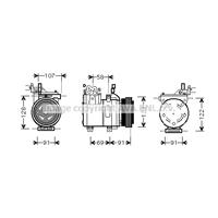 hyundai Compressor, airconditioning