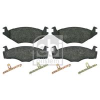 febibilstein Remblokkenset, schijfrem FEBI BILSTEIN, Inbouwplaats: Vooras, u.a. für VW, Seat