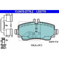 mercedes Low dust Keramische remblokken 13047027762