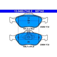 Remblokkenset, schijfrem ATE, u.a. für Mazda, Ford, Toyota