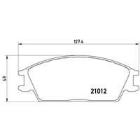 honda Remblokken set P30001