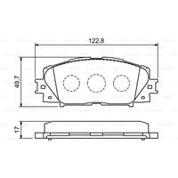lexus Remblokken set BP1108