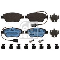 febibilstein Remblokkenset, schijfrem FEBI BILSTEIN, Inbouwplaats: Vooras, u.a. für Abarth, Fiat, Peugeot, Alfa Romeo, Citroën