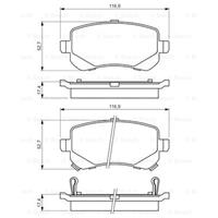 chrysler Remblokken set BP1415