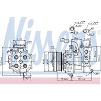 honda Compressor, airconditioning 89246