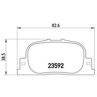 byd Remblokken set P83063