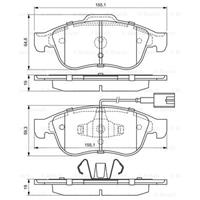 alfaromeo Remblokken set BP1675