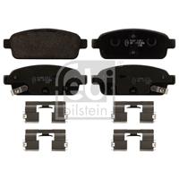 febibilstein Remblokkenset, schijfrem FEBI BILSTEIN, Inbouwplaats: Achteras, u.a. für Opel, Vauxhall, Chevrolet