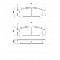 subaru Remblokken set