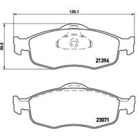 Remblokkenset, schijfrem BREMBO, u.a. für Ford, Ford Usa
