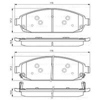 jeep Remblokken set BP1278