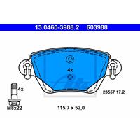 Remblokkenset, schijfrem ATE, u.a. für Ford, Renault, Jaguar