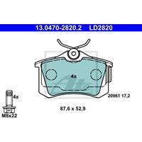 audi Low dust Keramische remblokken 13047028202