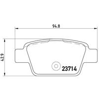 alfaromeo Remblokken set P23080