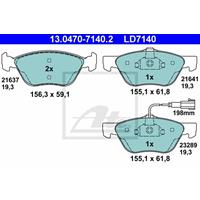 alfaromeo Low dust Keramische remblokken 13047071402