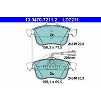 alfaromeo Low dust Keramische remblokken 13047072112