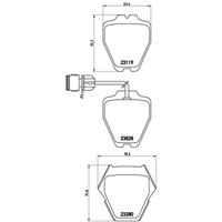 audi Remblokken set P85054