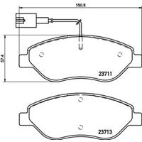 alfaromeo Remblokken set P23145