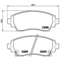 RIDEX Remblokken TOYOTA 402B0799 0446502030,0446502140,04465YZZBE Remblokkenset,Remblokkenset, schijfrem