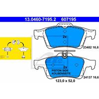 Remblokkenset, schijfrem ATE, u.a. für Ford, Saab, Opel, Vauxhall, Mazda, Volvo