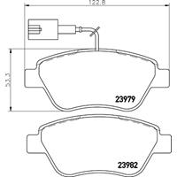 hellapagid Remblokkenset, schijfrem HELLA PAGID, u.a. für Peugeot, Citroën, Fiat