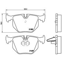 Remblokkenset, schijfrem BREMBO, u.a. für BMW, Alpina, Land Rover