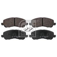 febibilstein Remblokkenset, schijfrem FEBI BILSTEIN, Inbouwplaats: Vooras, u.a. für Mitsubishi, Dodge, Peugeot, Jeep, Citroën, Chrysler