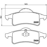 jeep Remblokken set P37006